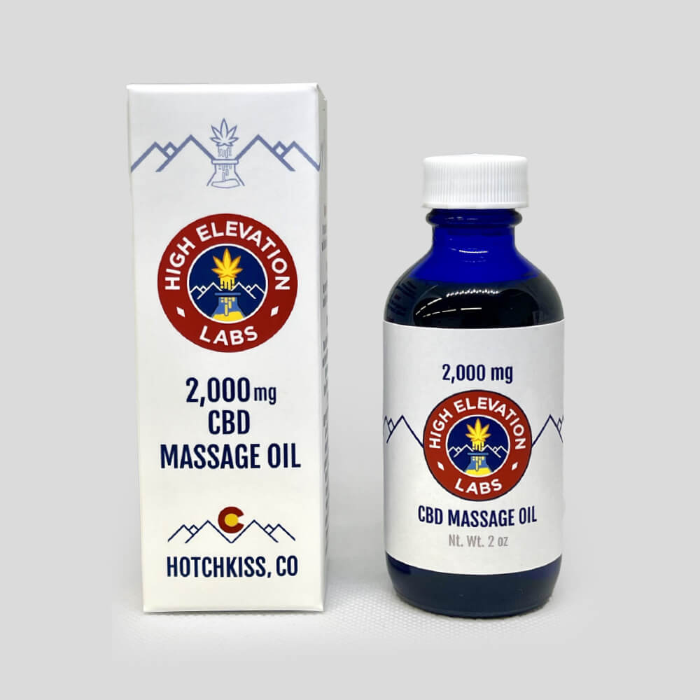 2000 mg CBD Massage Oil